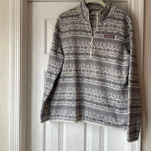 Vineyard Vines Size M Sweater Style Fleece Shep Shirt